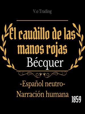 cover image of El caudillo de las manos rojas